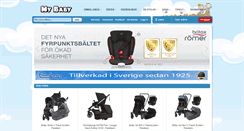 Desktop Screenshot of mybaby.se
