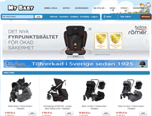 Tablet Screenshot of mybaby.se